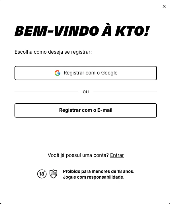 Cadastro KTO